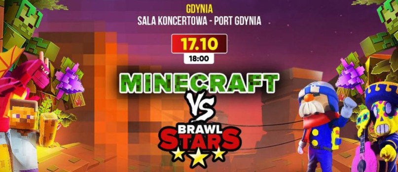 Minecraft vs. Brawl Stars. Interaktywny spektakl