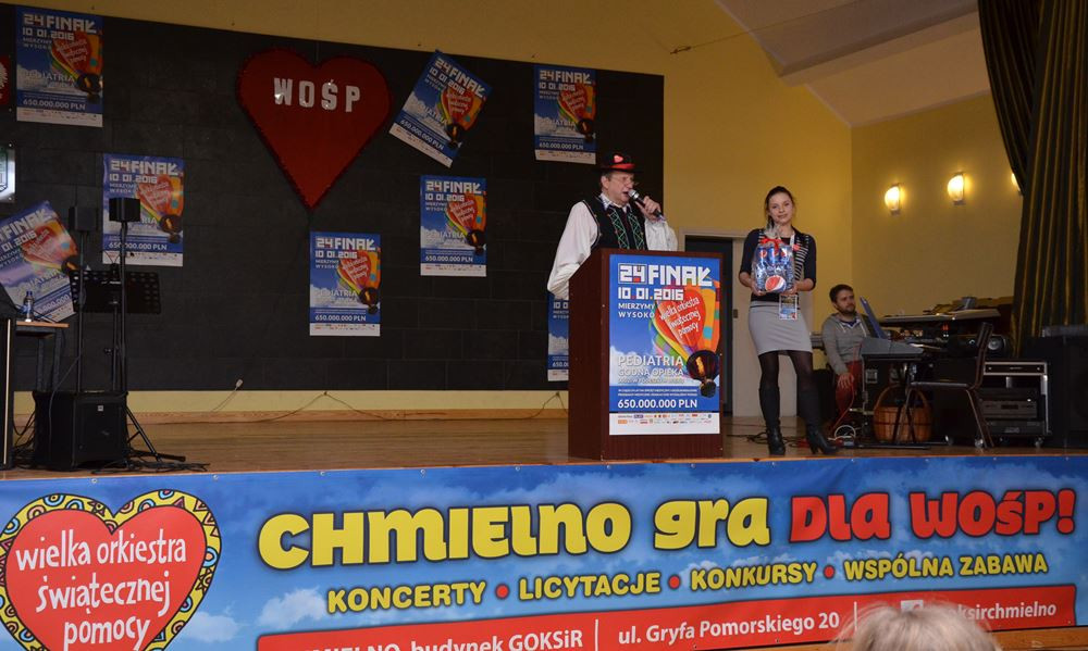 Chmielno. Pierwszy taki finał WOŚP. Licytacje i ciasteczka z serduszkiem