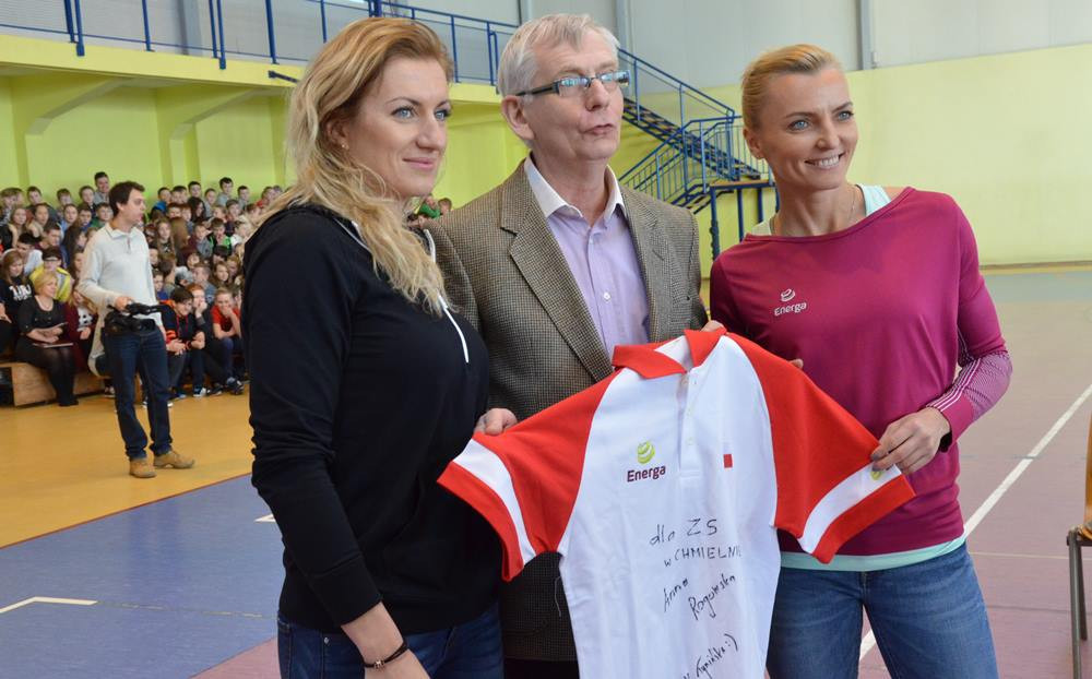 Chmielno. Młodzież spotkała się z mistrzyniami lekkoatletyki
