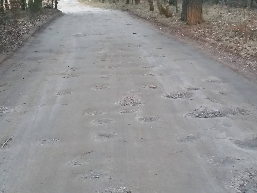 Sitno. Jazda dziurawą i zalaną drogą niemożliwa. Mieszkańcy nie mogą doprosić się remontu