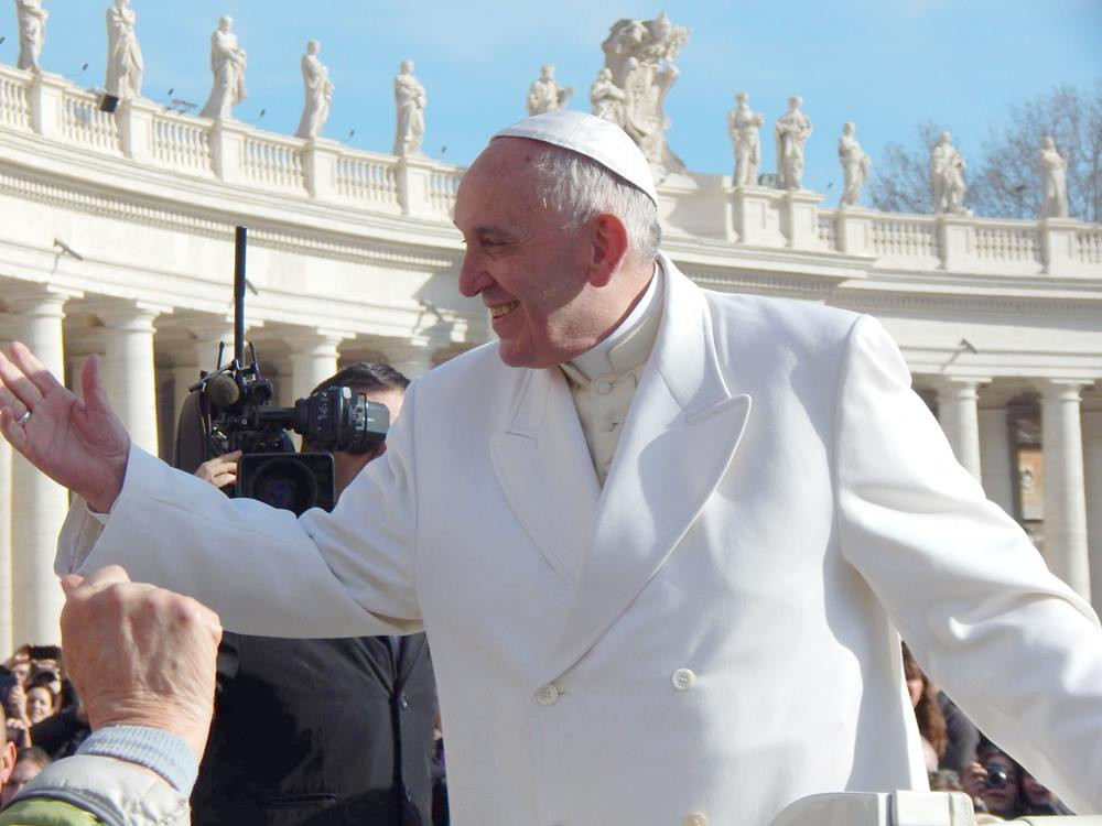 Pielgrzymi z Sianowa na audiencji u papieża. Zainspirował ich Arek