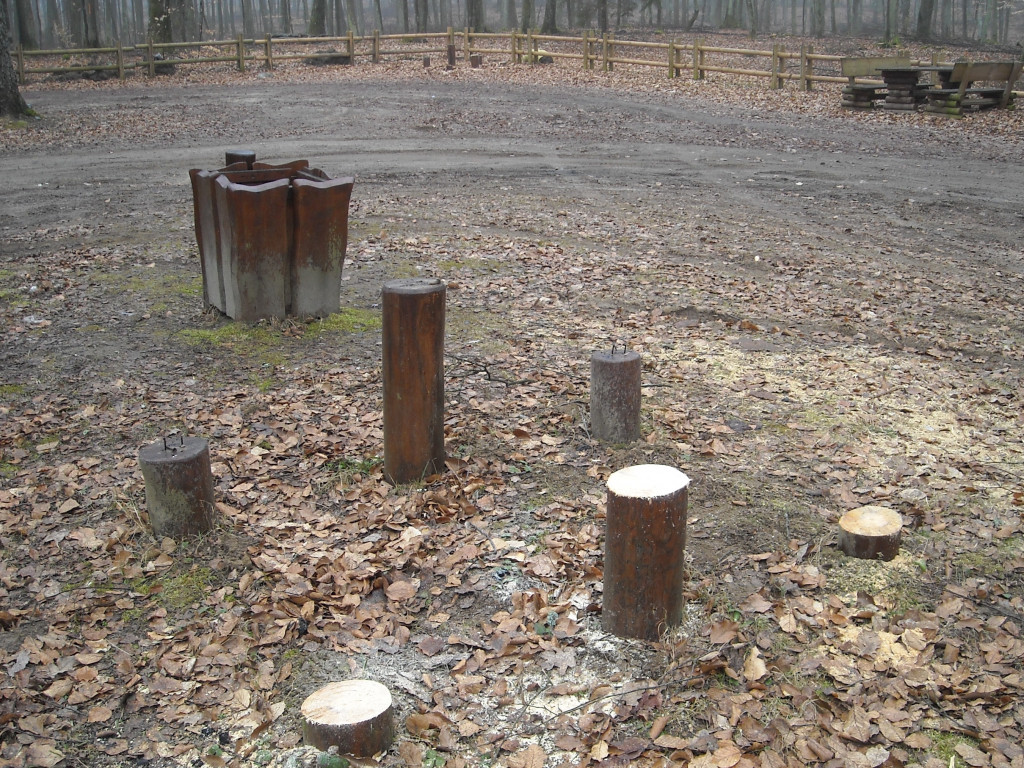 Zuchwała kradzież w lesie. Odcięli i ukradli drewniane ławki, stoły i elementy płotu