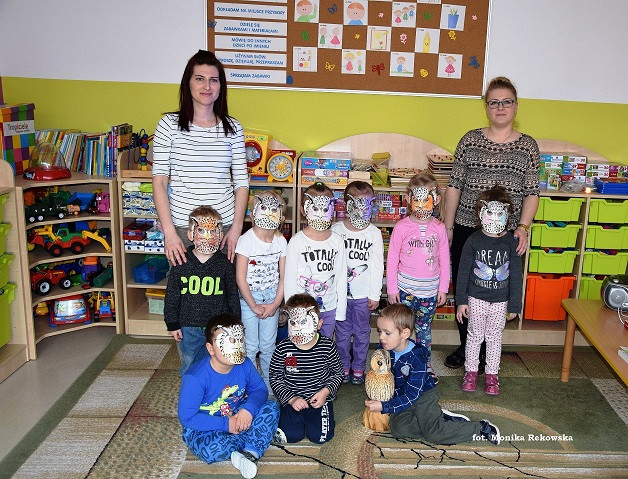 Przedszkolaki z gminy Stężyca bawiły się i poznawały zwyczaje sów