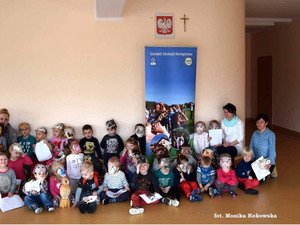 Przedszkolaki z gminy Stężyca bawiły się i poznawały zwyczaje sów