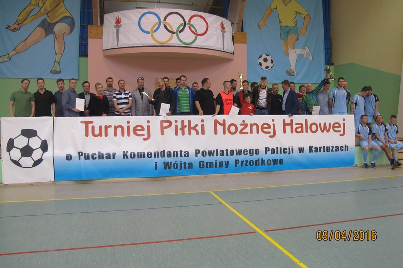 Piłka nożna. Drużna UG Przodkowo wygrała turniej o Puchar Komendanta Policji