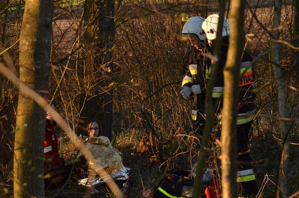 Staniszewo. Dwa wypadki i wielu rannych. Tak ćwiczyli ratownicy medyczni i strażacy