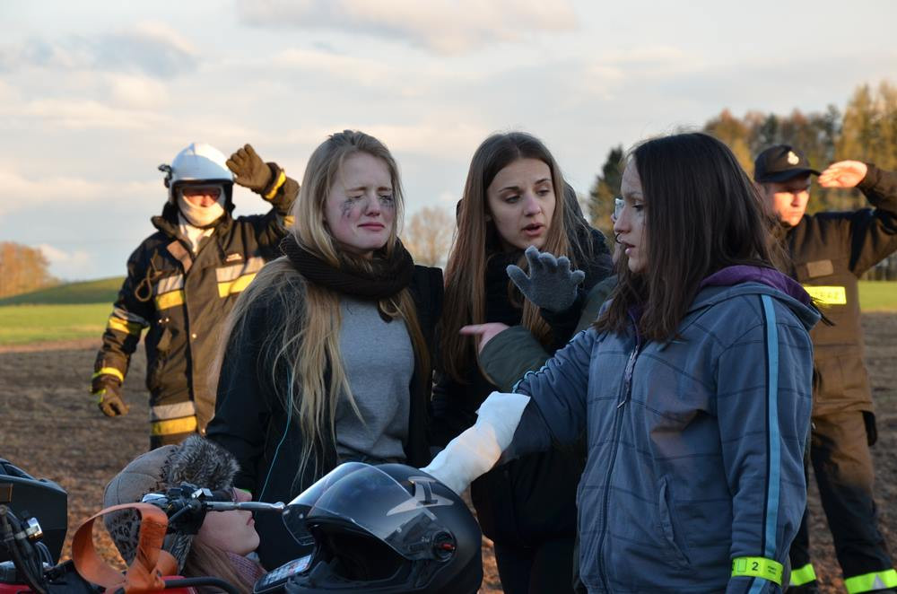 Staniszewo. Dwa wypadki i wielu rannych. Tak ćwiczyli ratownicy medyczni i strażacy