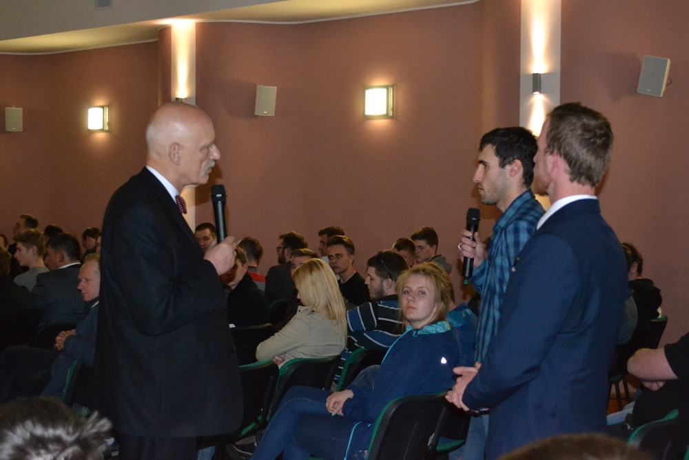 Kartuzy. Janusz Korwin-Mikke: 