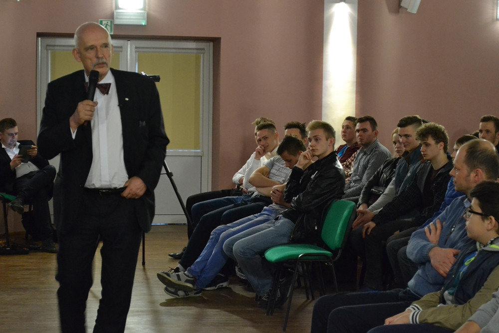Kartuzy. Janusz Korwin-Mikke: 