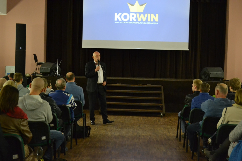 Kartuzy. Janusz Korwin-Mikke: 