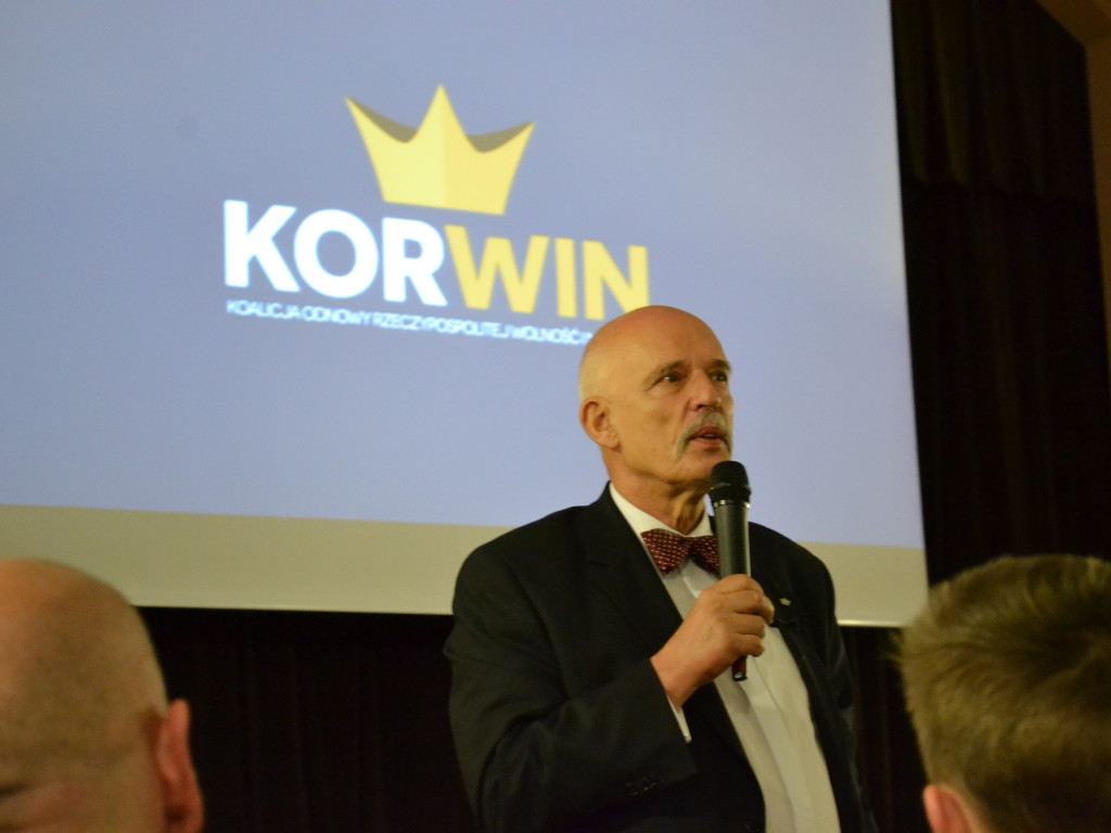 Kartuzy. Janusz Korwin-Mikke: 
