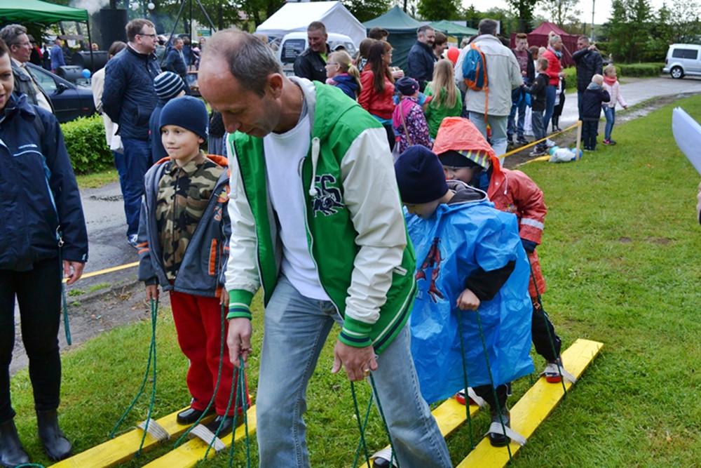 Kartuzy. Deszczowy, ale radosny festyn z okazji Dnia Rodziny