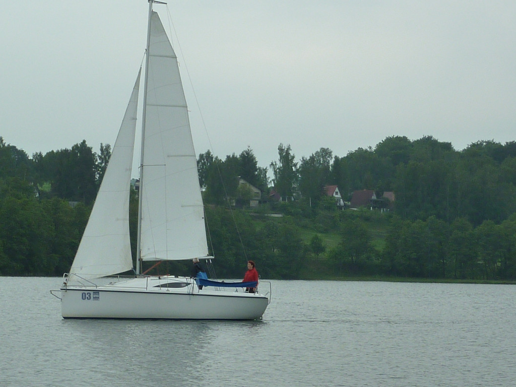 Chmielno. I Regaty o Wstęgę Jeziora Raduńskiego Dolnego