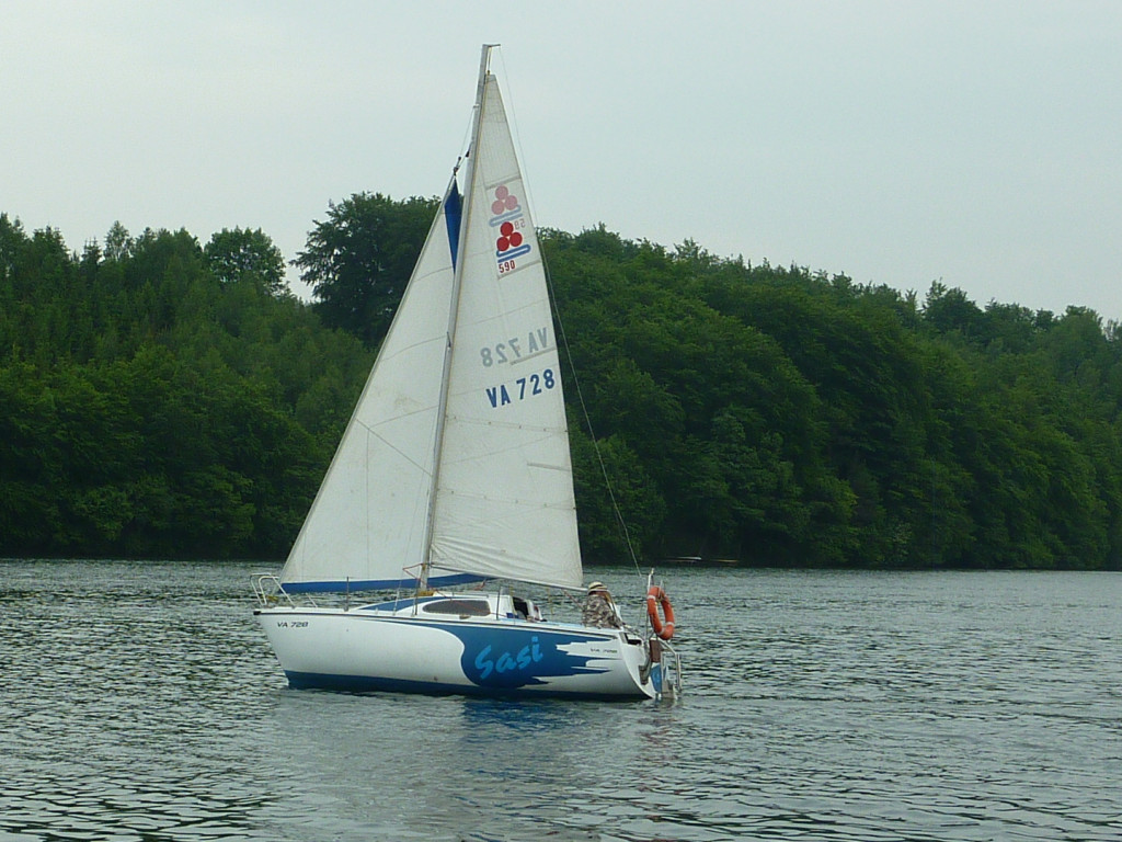 Chmielno. I Regaty o Wstęgę Jeziora Raduńskiego Dolnego