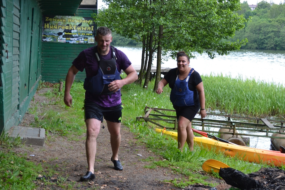 Hydroaktywni 2016. Kajakarze ścigali się na Jez. Węgorzyno i rzece Słupi
