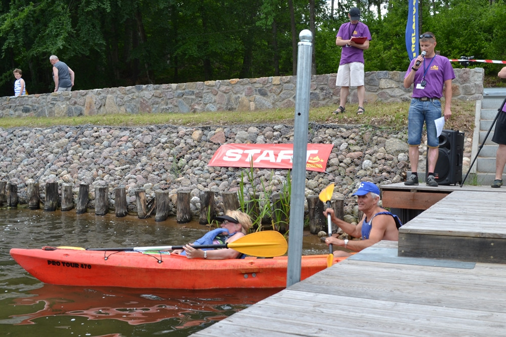 Hydroaktywni 2016. Kajakarze ścigali się na Jez. Węgorzyno i rzece Słupi