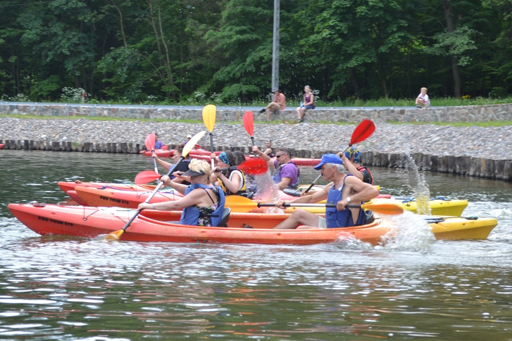Hydroaktywni 2016. Kajakarze ścigali się na Jez. Węgorzyno i rzece Słupi
