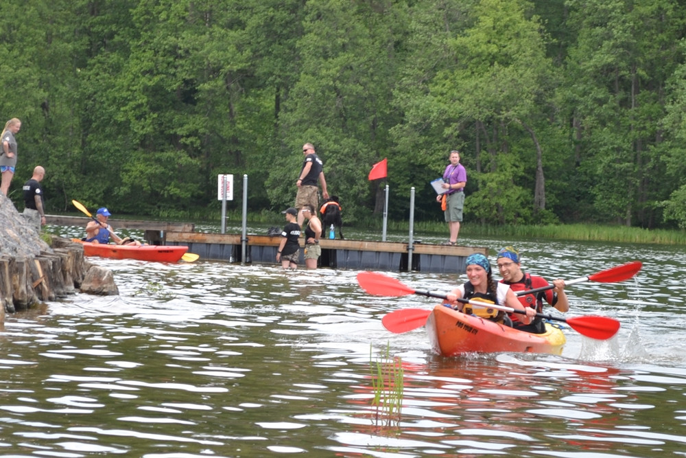 Hydroaktywni 2016. Kajakarze ścigali się na Jez. Węgorzyno i rzece Słupi