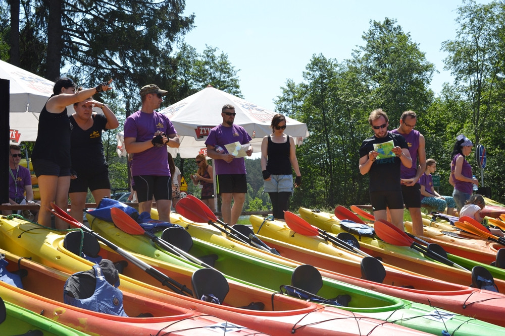 Hydroaktywni 2016. Kajakarze ścigali się na Jez. Węgorzyno i rzece Słupi