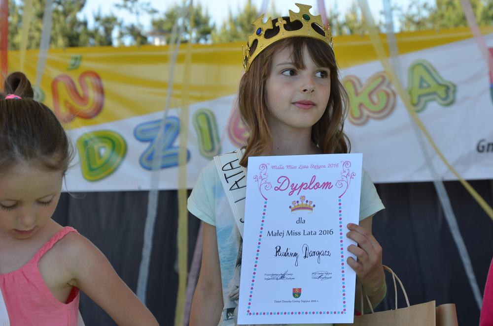 Stężyca. Zabawa dla najmłodszych i emocjonujący konkurs na Małą Miss Lata 2016