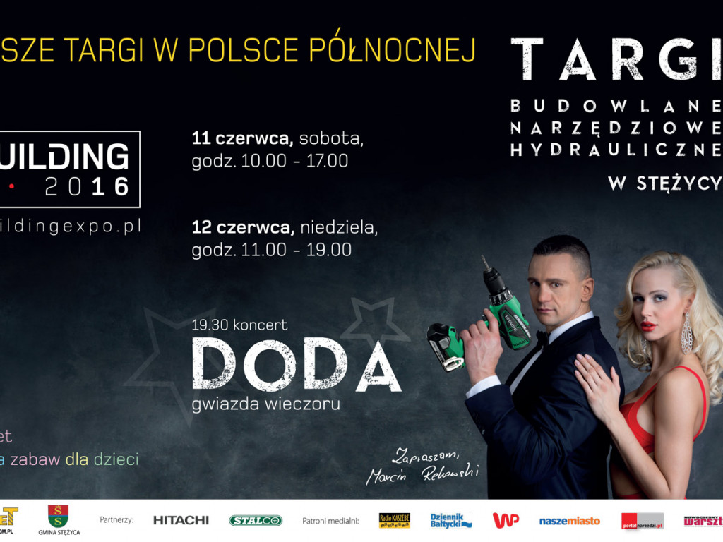 Stężyca. Doda wystąpi w niedzielę w ramach targów Pro Building Expo