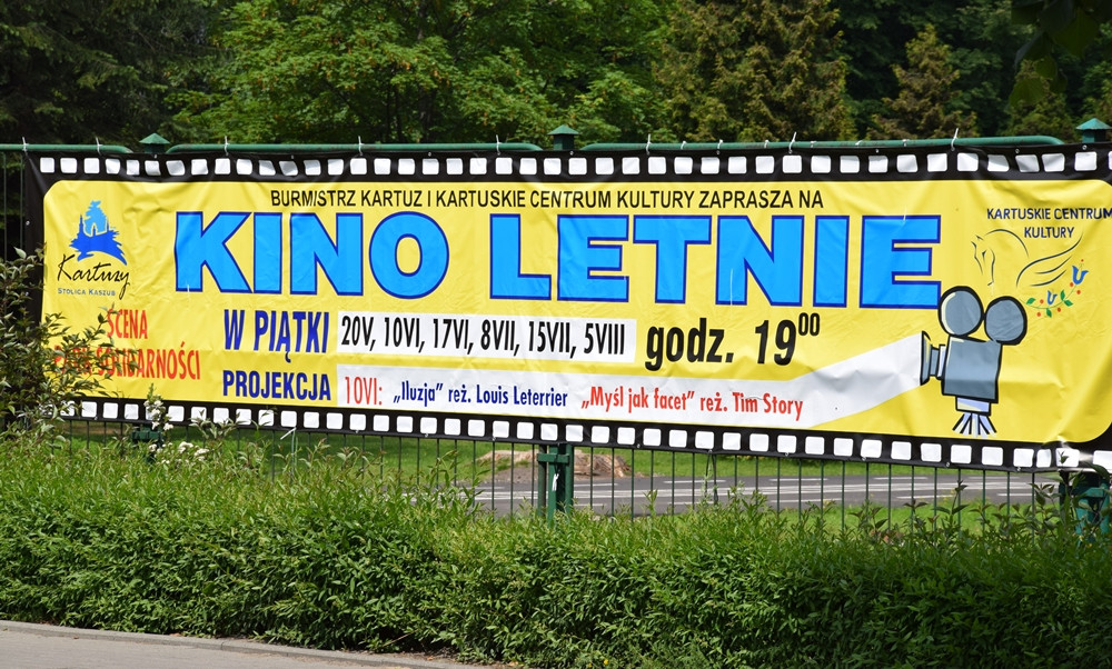 Kartuzy. W piątek kolejny seans plenerowego kina letniego