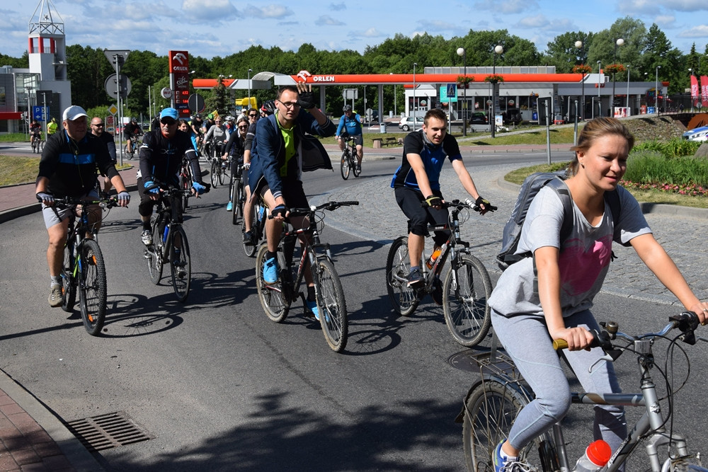 Rowerzyści z Kartuz, Żukowa i Banina dołączyli do Wielkiego Przejazdu Rowerowego