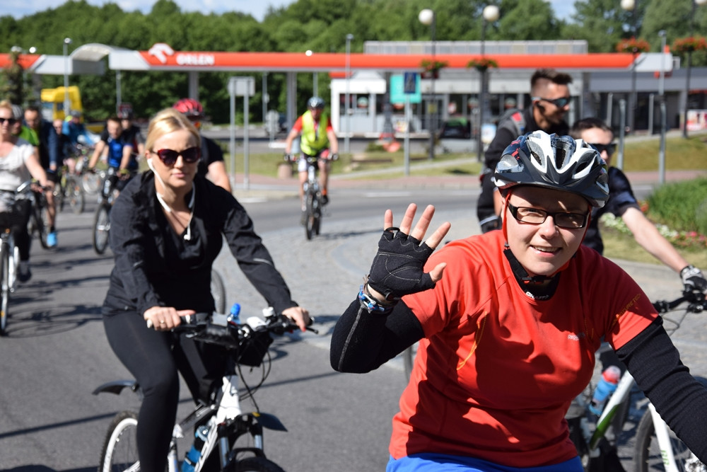 Rowerzyści z Kartuz, Żukowa i Banina dołączyli do Wielkiego Przejazdu Rowerowego