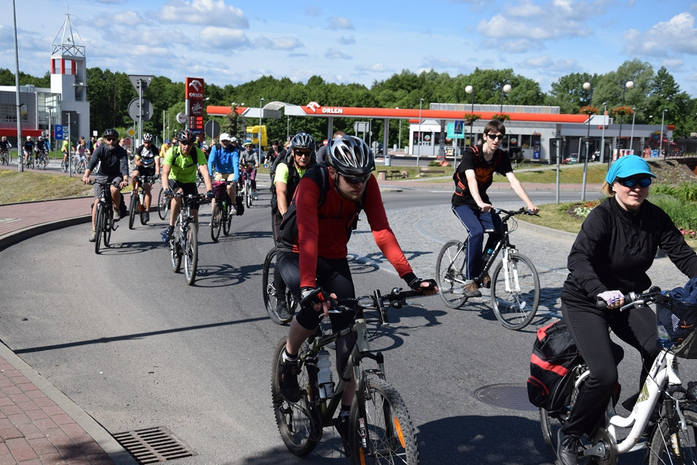 Rowerzyści z Kartuz, Żukowa i Banina dołączyli do Wielkiego Przejazdu Rowerowego
