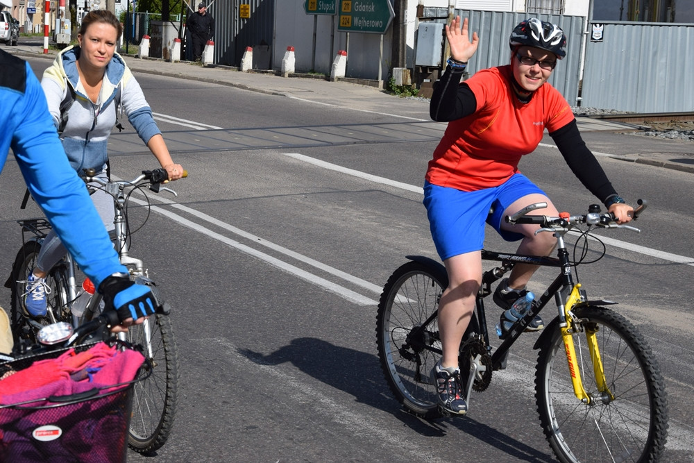 Rowerzyści z Kartuz, Żukowa i Banina dołączyli do Wielkiego Przejazdu Rowerowego