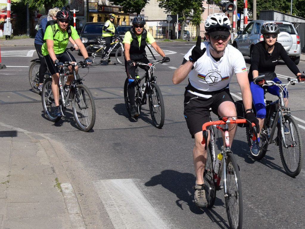 Rowerzyści z Kartuz, Żukowa i Banina dołączyli do Wielkiego Przejazdu Rowerowego