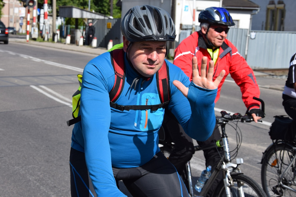 Rowerzyści z Kartuz, Żukowa i Banina dołączyli do Wielkiego Przejazdu Rowerowego