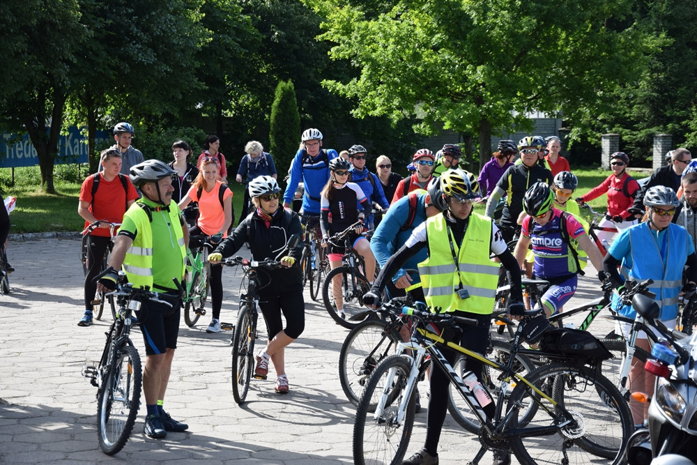 Rowerzyści z Kartuz, Żukowa i Banina dołączyli do Wielkiego Przejazdu Rowerowego