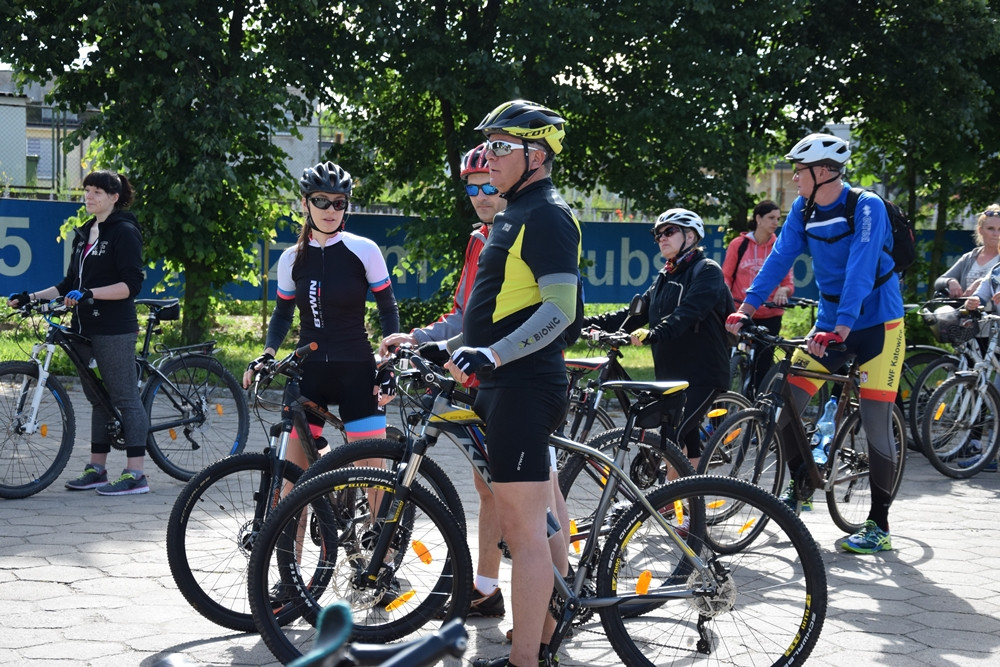 Rowerzyści z Kartuz, Żukowa i Banina dołączyli do Wielkiego Przejazdu Rowerowego