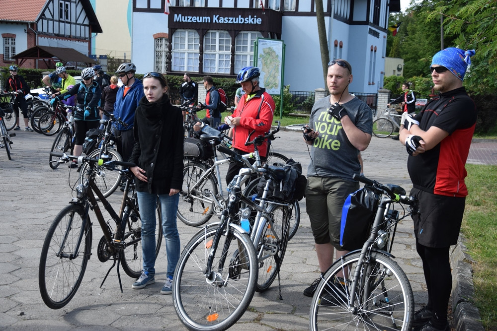 Rowerzyści z Kartuz, Żukowa i Banina dołączyli do Wielkiego Przejazdu Rowerowego
