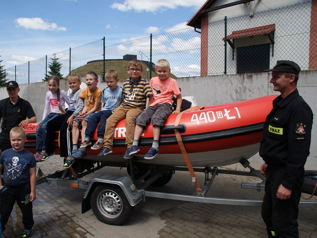 Kiełpino. Tydzień Bezpieczeństwa: spotkania z policjantami i strażakami, turniej wiedzy i warsztaty