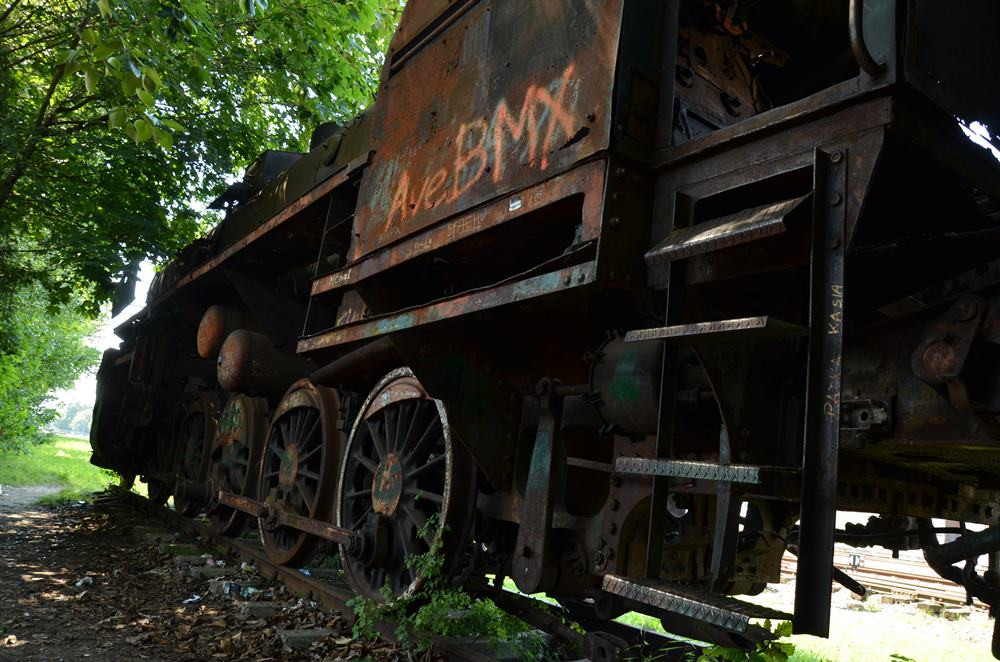 Kartuzy. Jest pomysł wykorzystania starej lokomotywy i innych zabytków kolejowych