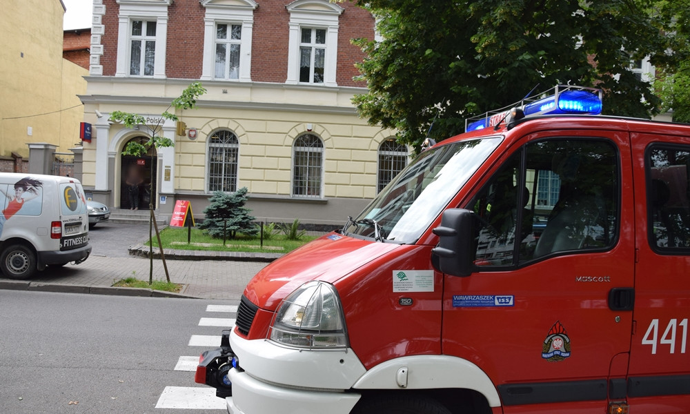Kartuzy. Niebezpieczna przesyłka na poczcie. Poszkodowany pracownik