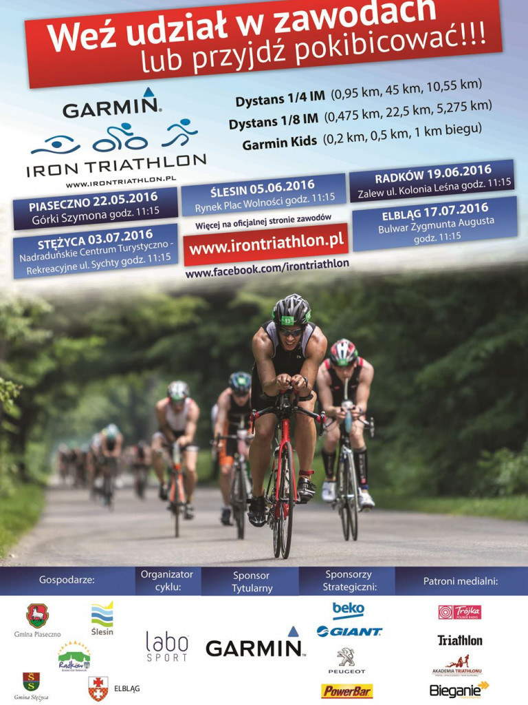 W niedzielę Garmin Iron Triathlon Stężyca. Będą utrudnienia w ruchu w kilku miejscowościach