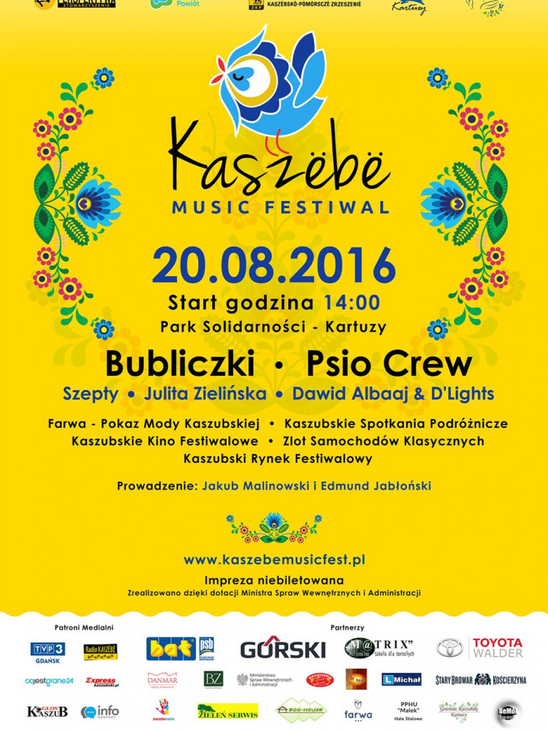 Kaszëbë Music Festiwal już niebawem w Kartuzach