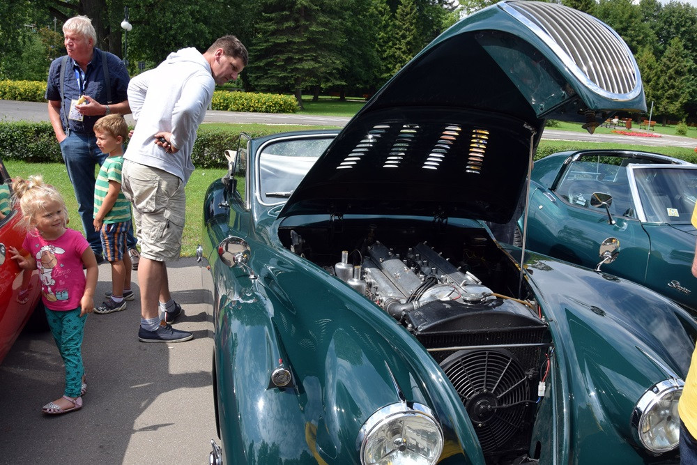 Kartuzy. Perełki motoryzacji lśniły w Parku Solidarności