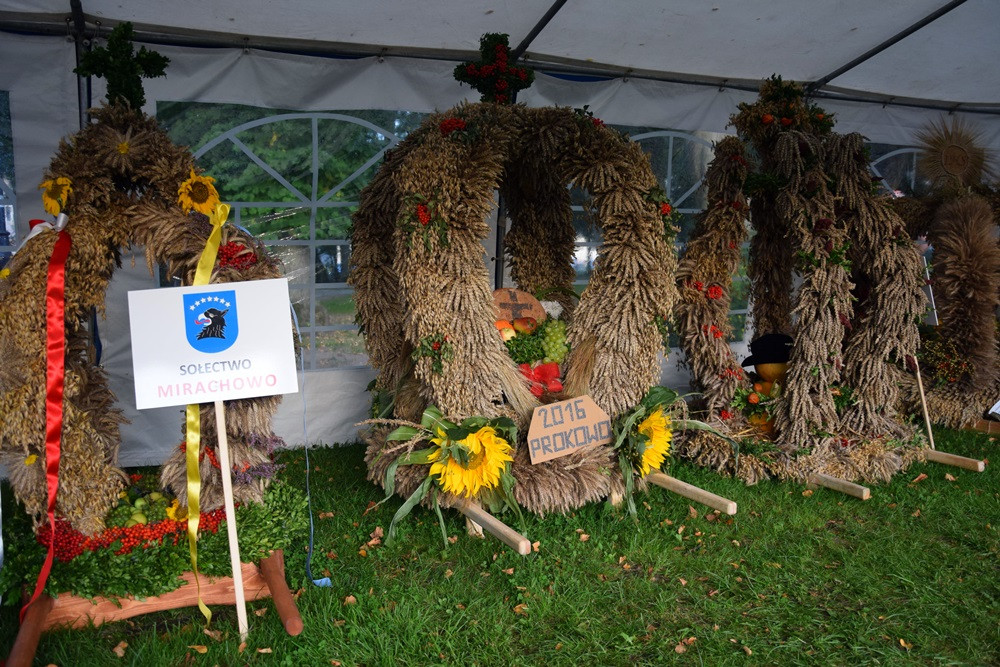 Rolnicy dziękują za plony. Tak było w Borku, Sierakowicach, Kartuzach i Chmielnie