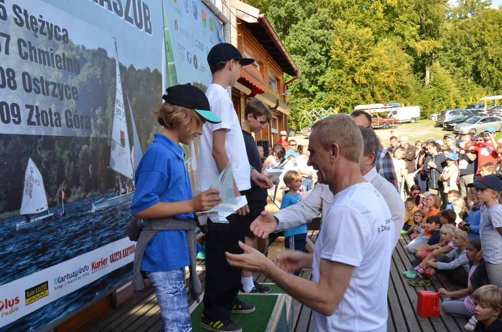 Mistrzostwa Kartuz i finał Żeglarskiego Pucharu Kaszub. Zawodnicy odebrali nagrody