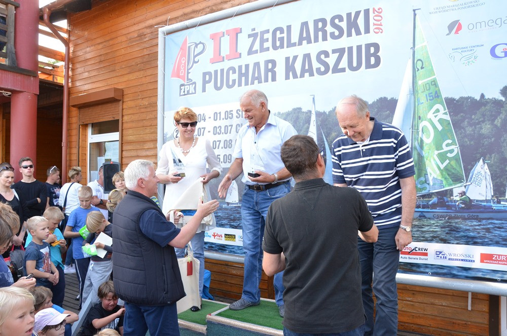 Mistrzostwa Kartuz i finał Żeglarskiego Pucharu Kaszub. Zawodnicy odebrali nagrody