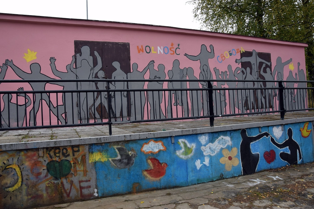 Kartuzy. Młodzi Polacy i Ukraińcy stworzyli mural. 