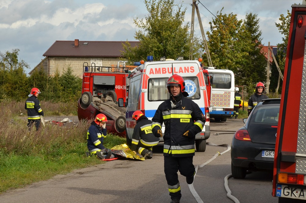 Kolonia. Poważny wypadek - wielu rannych, w tym młodzież. Dobrze, że to tylko symulacja