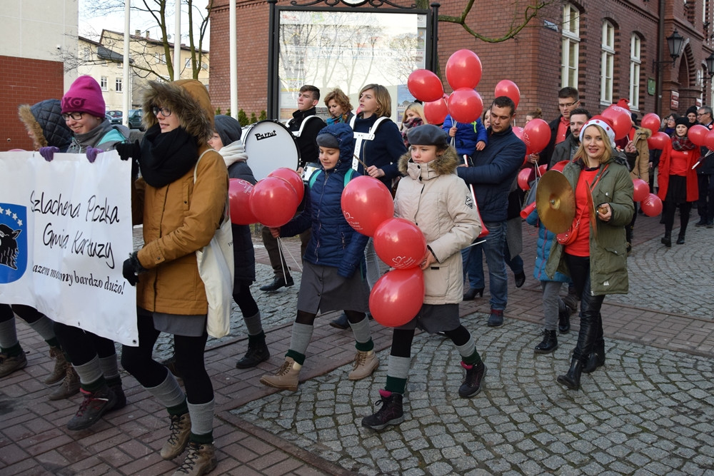 Kartuzy. Marsz Szlachetnej Paczki przeszedł ulicami miasta