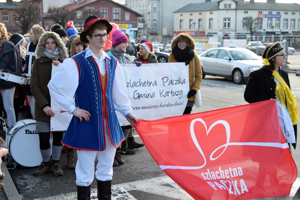 Kartuzy. Marsz Szlachetnej Paczki przeszedł ulicami miasta