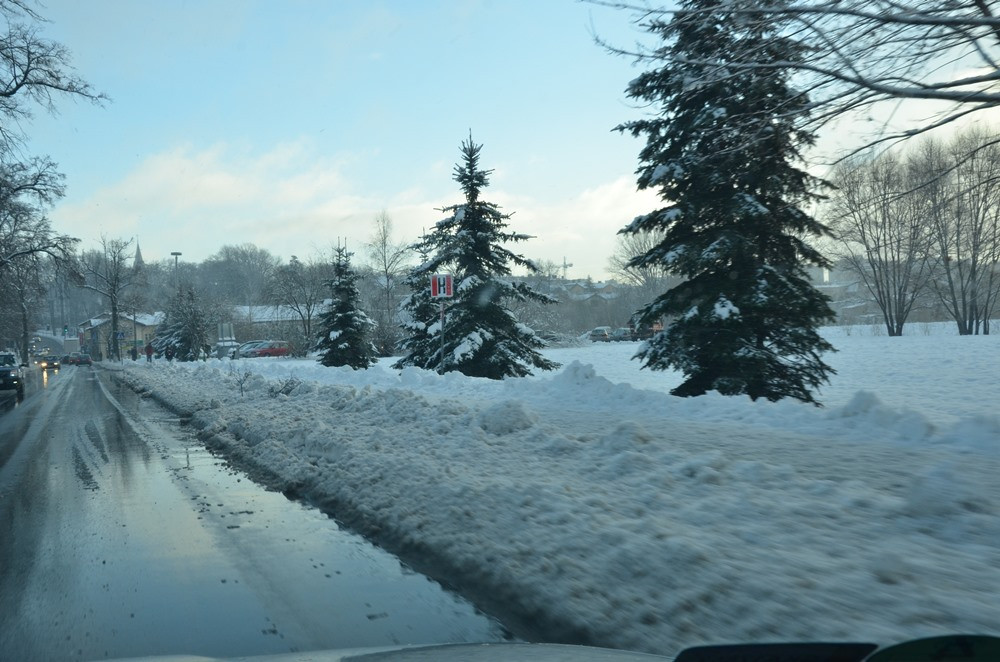 Ekstremalne warunki na drogach, powalone drzewa, brak prądu (aktualizacja)