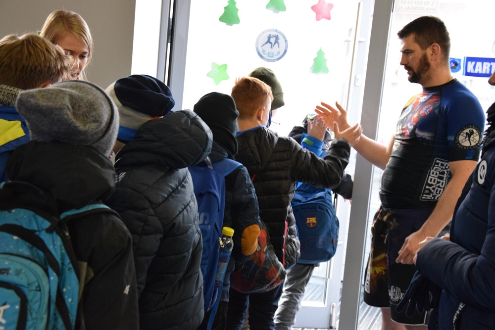 Święty Mikołaj zawitał do Kaszubskiego Centrum Sportów Walki